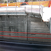 道路防護壁改修工事2